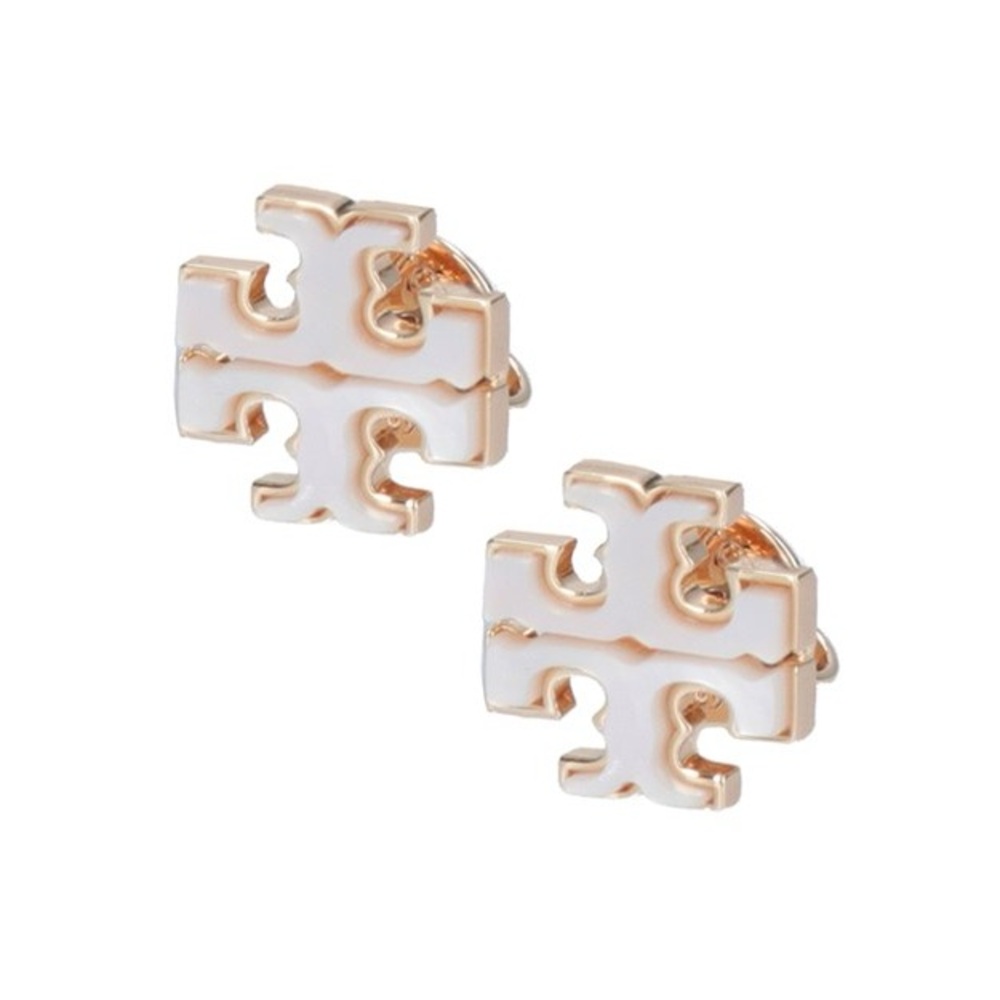 Tory Burch New Design Mother of Pearl Double T Studs NWT Retails:$165